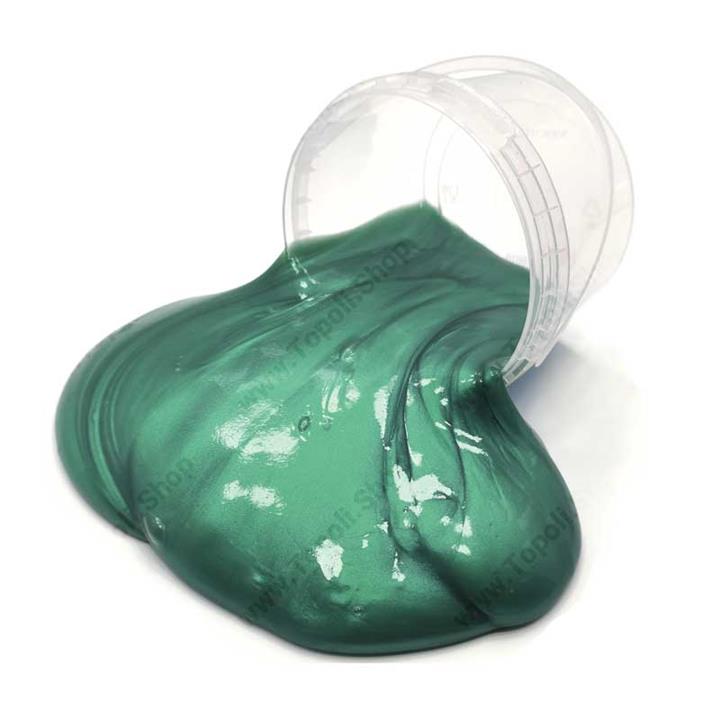 ژل بازی واتر متالیک سبز یشمی 300 گرم کد slime114